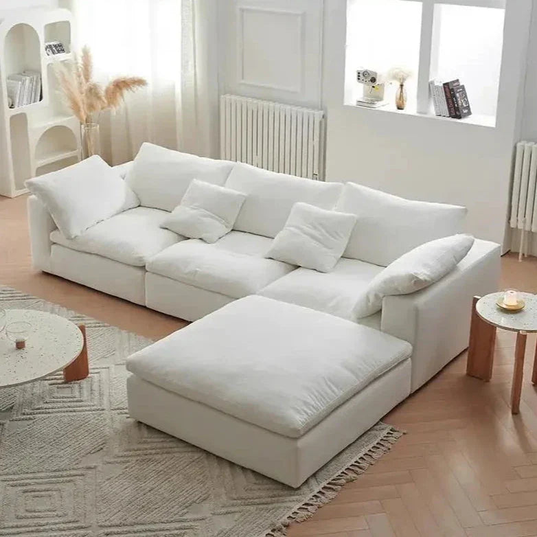 Luxury American Style Sectional Sofa Set - Premium Comfort for Living Room, Family Room & Home Theater - Modern L-Shaped Couch with Soft Fabric & Sturdy Frame
