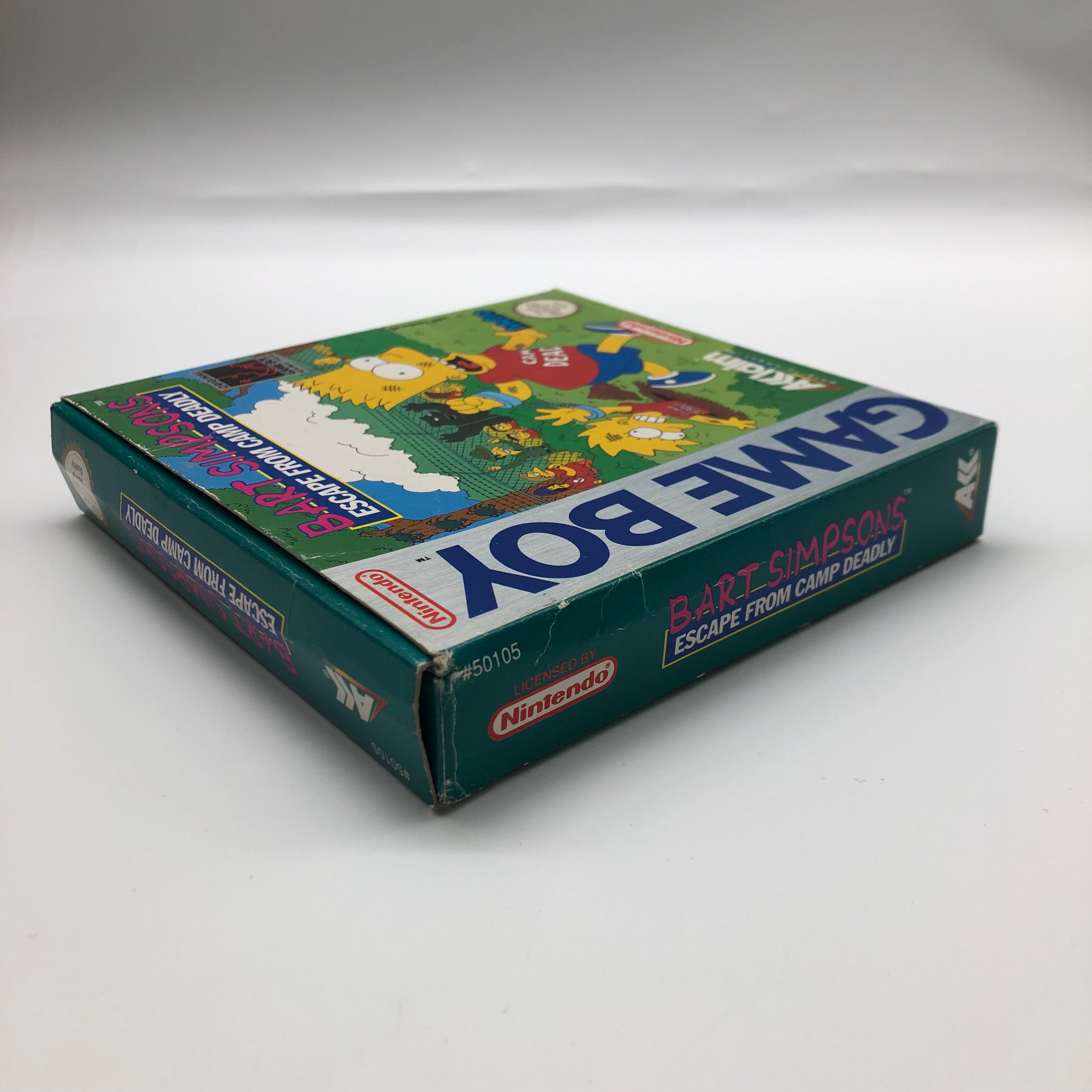 Bart Simpson's Escape from Camp Deadly - Complete Original Nintendo Gameboy Game (Boxed) - Retro Gaming Collectible & Perfect Gift for 90s Cartoon Fans