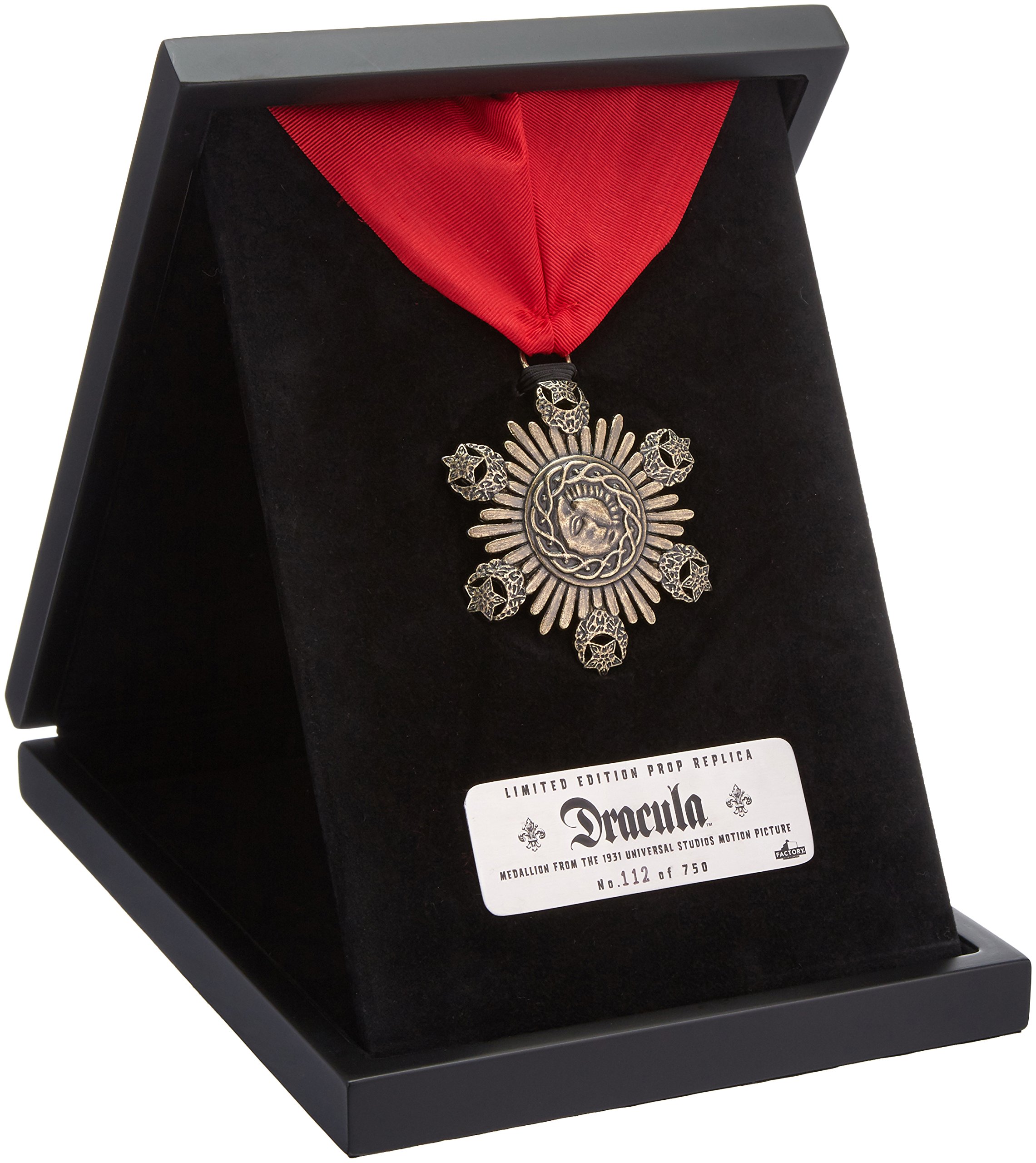 Universal Monsters Dracula Medallion Limited Edition Prop Replica - Official Collectible for Halloween Decor, Cosplay & Movie Memorabilia Display