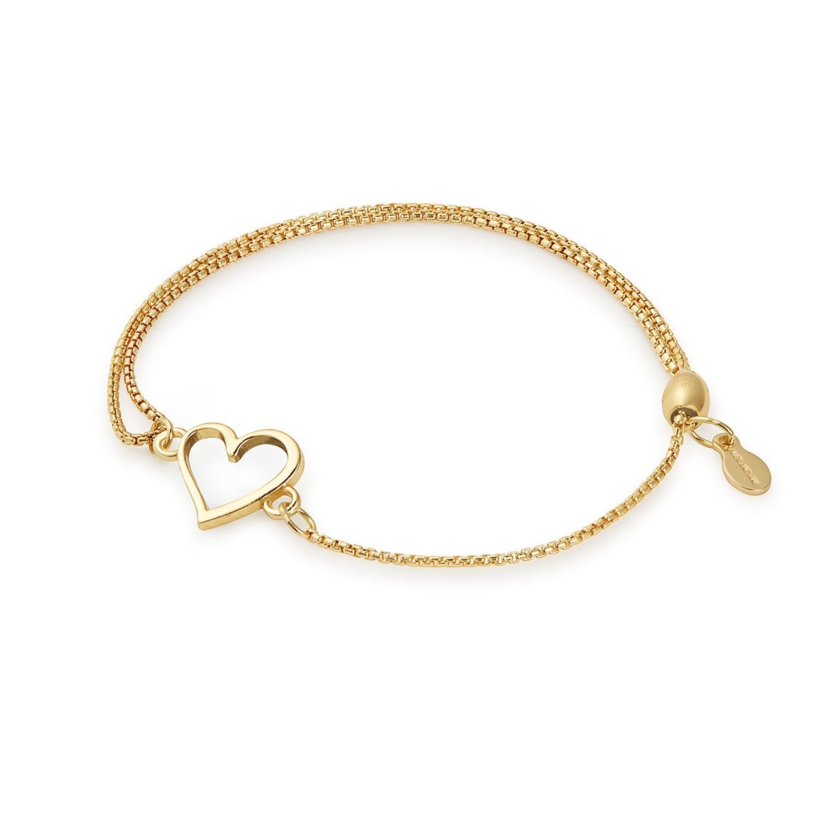 Heart Pull Chain Bracelet for Women - Elegant Adjustable Charm Bracelet Jewelry Gift for Her - Perfect for Valentine's Day, Anniversary & Romantic Occasions