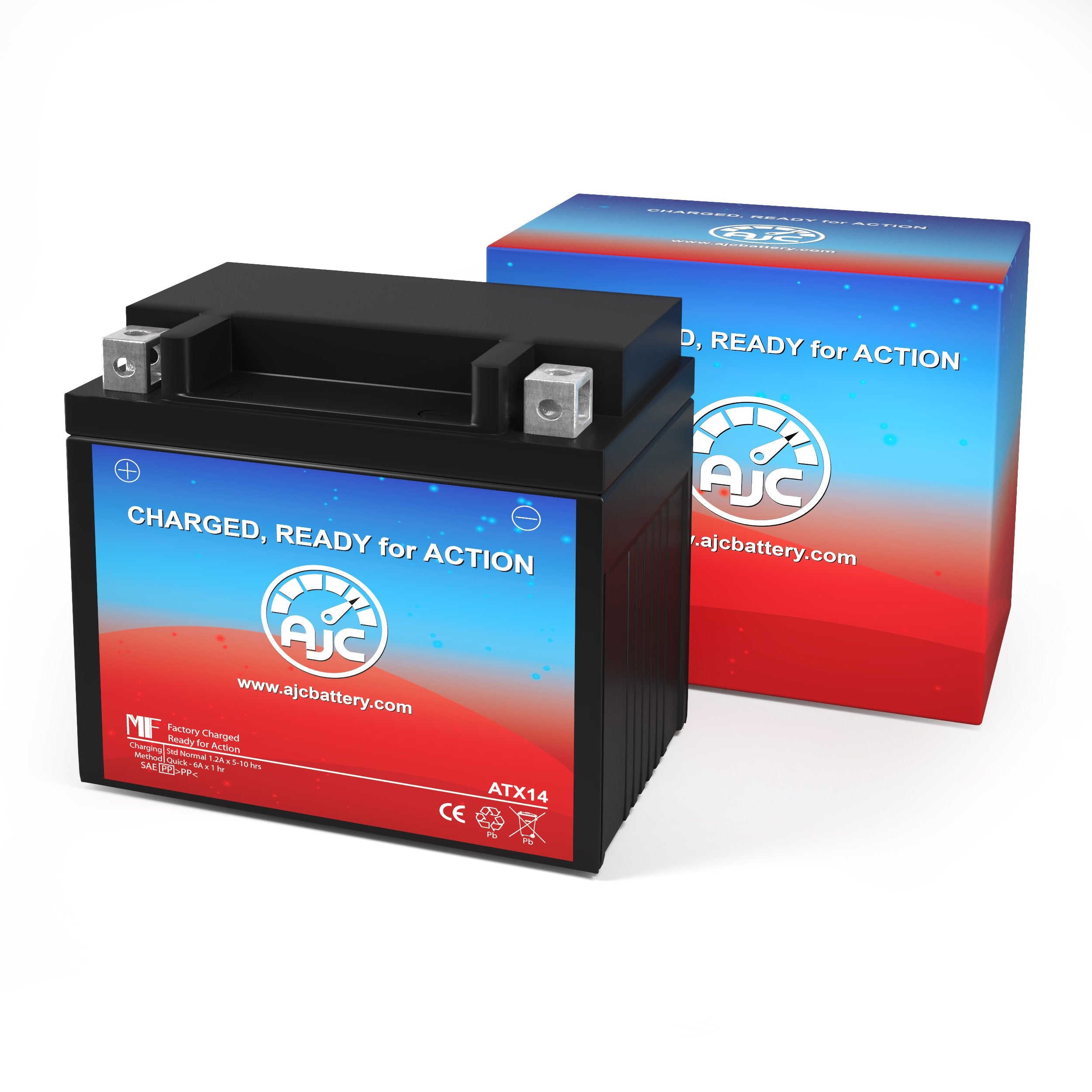 AJC Replacement Battery for Adly Moto 600U 565CC ATV (2010 Model) - High Performance Power Solution for Off-Road Adventures & Outdoor Riding