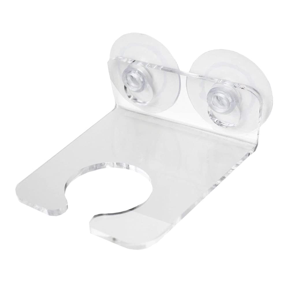 1 Piece Acrylic Wine Glass Holder with Strong Suction - Transparent Shower and Bath Wine Cup Holder for Relaxing Spa Nights, Kitchen, or Outdoor Entertaining