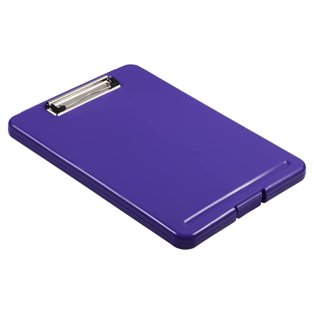 Plastic Clipboard with Metal Clip - Letter Size Storage for Office & School