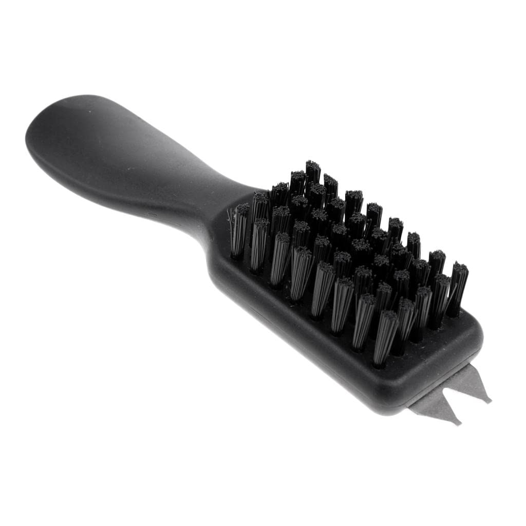 Compact Golf Shoe Brush Cleaner with Mud Remover - Essential Golfer & Caddie Tool for Cleaning Spikes & Soles - Perfect for Course, Driving Range & Club Maintenance