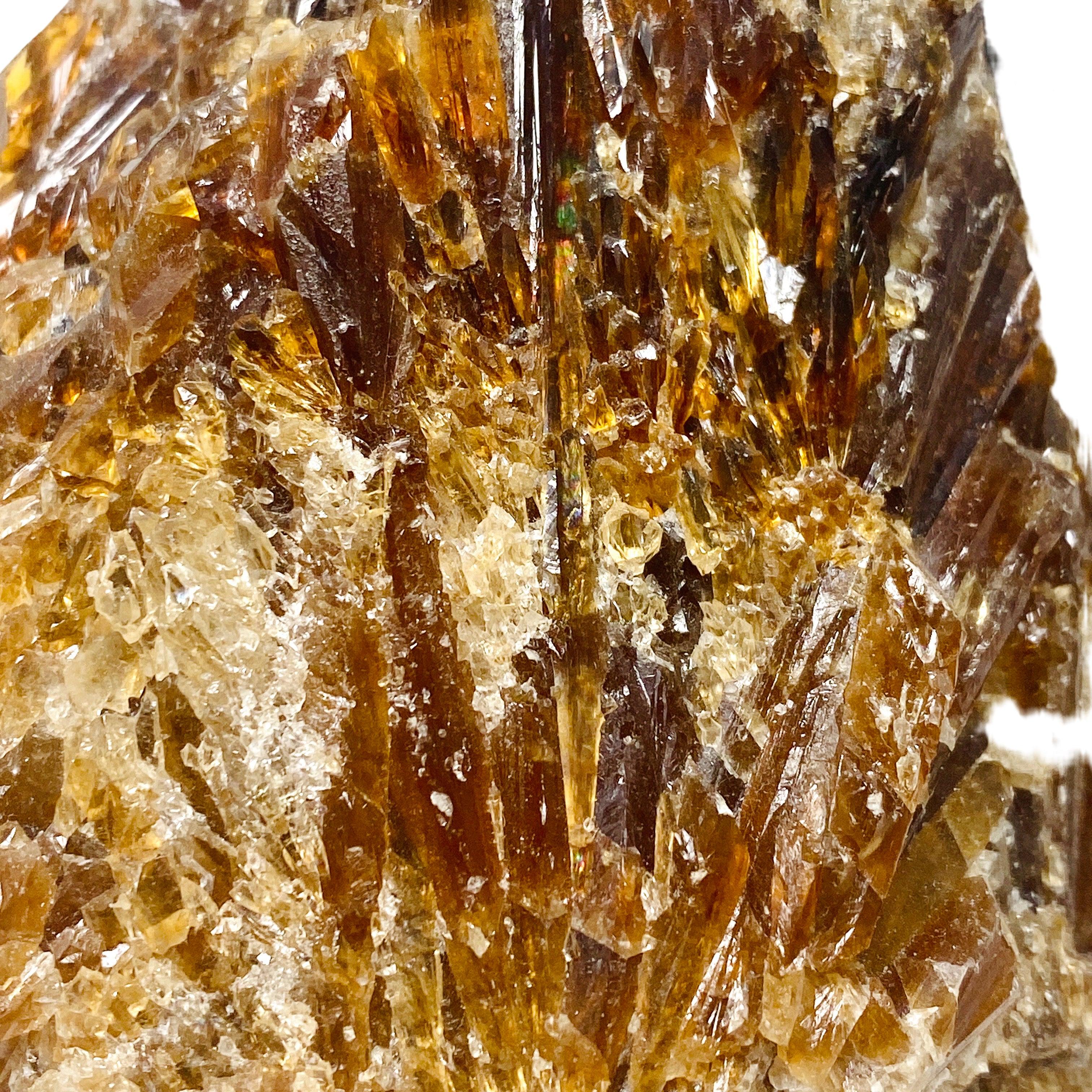 Natural Amber Calcite Crystal Specimen - AMCA 05 - Healing Stone for Meditation, Energy Work & Home Decor
