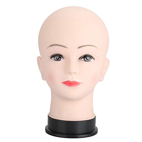 Professional Soft Massage Mannequin Head for Makeup & Cosmetology Training - Wig Display, Hat Stand - Perfect for Salon, Beauty School & Home Practice