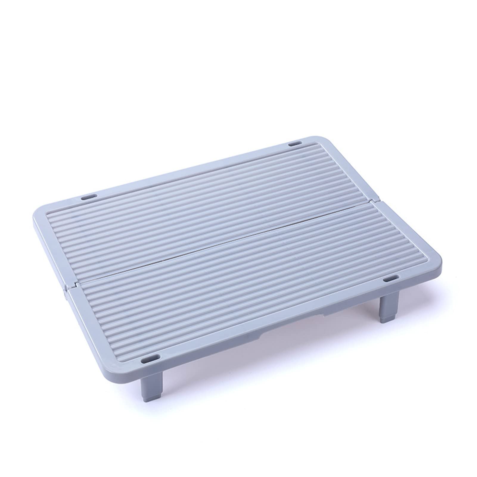 IKAXIYO Stackable Foldable Dumpling Rack - Single Layer PP Food Storage Tray for Freshness | Perfect for Kitchen Organization, Freezer Storage & Meal Prep