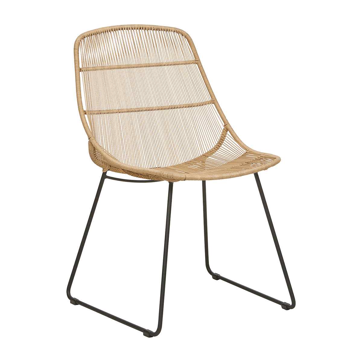 Granada Scoop Dining Chair - Modern Wooden Kitchen Chair with Upholstered Seat - Perfect for Dining Room, Kitchen, and Breakfast Nook