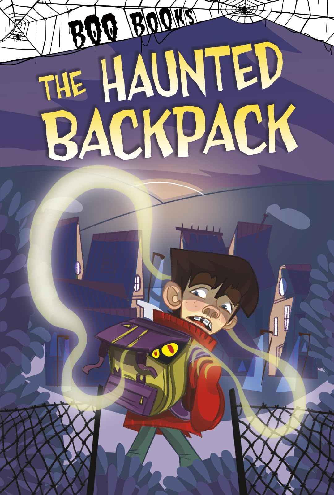 Spooky Themed Haunted Backpack for Kids - Halloween Trick or Treat Bag, School Bookbag & Costume Accessory - Perfect for Ghost Stories, Scary Adventures & Halloween Parties