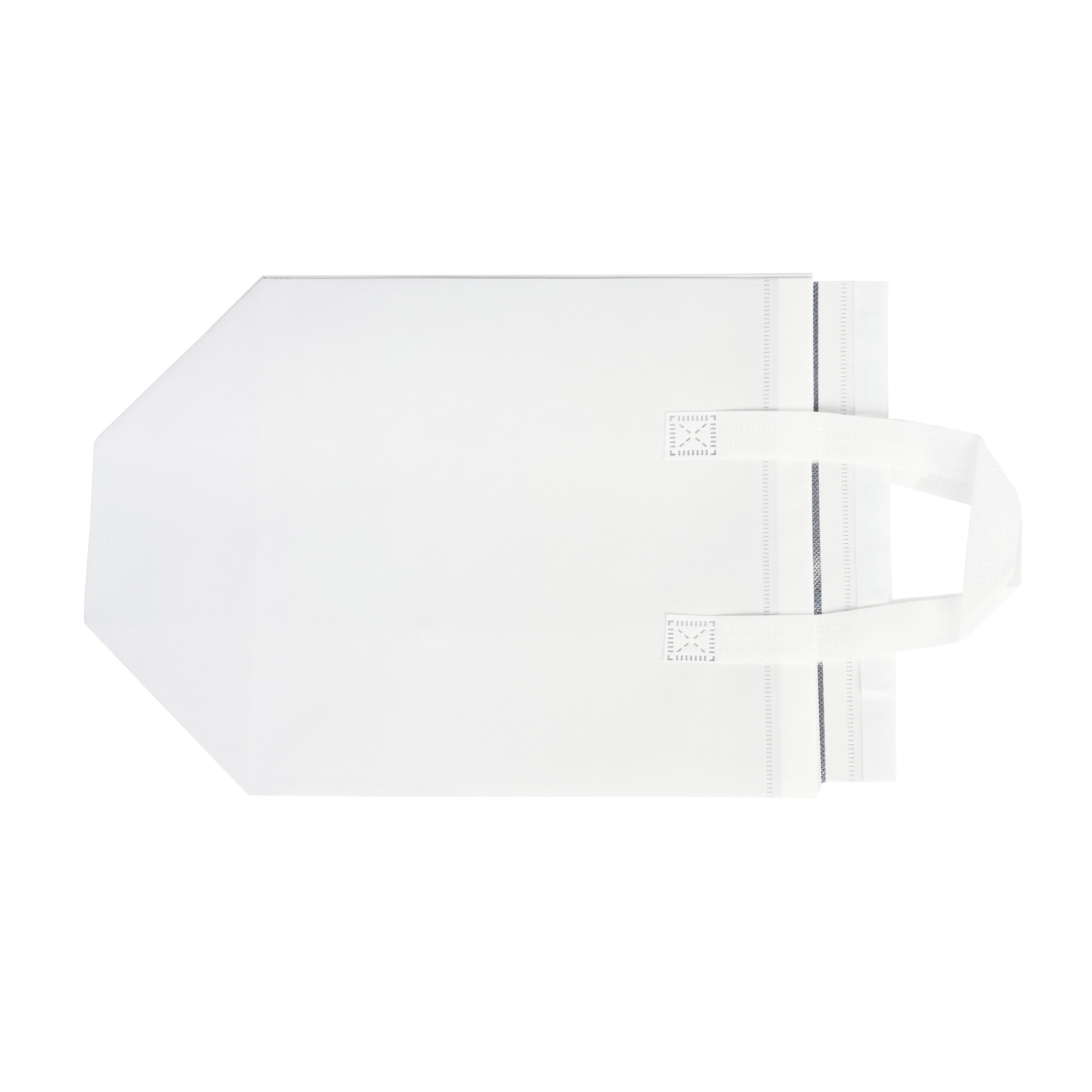 White Insulated Take Out Bags - Tamper Evident Food Delivery Bags (10.25