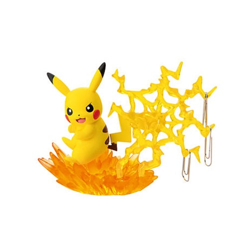 Pokemon Desktop Helper 3 - Re-ment Collectible Figure - Cute Pikachu & Friends Miniature for Office Decor, Gaming Setup & Anime Collection