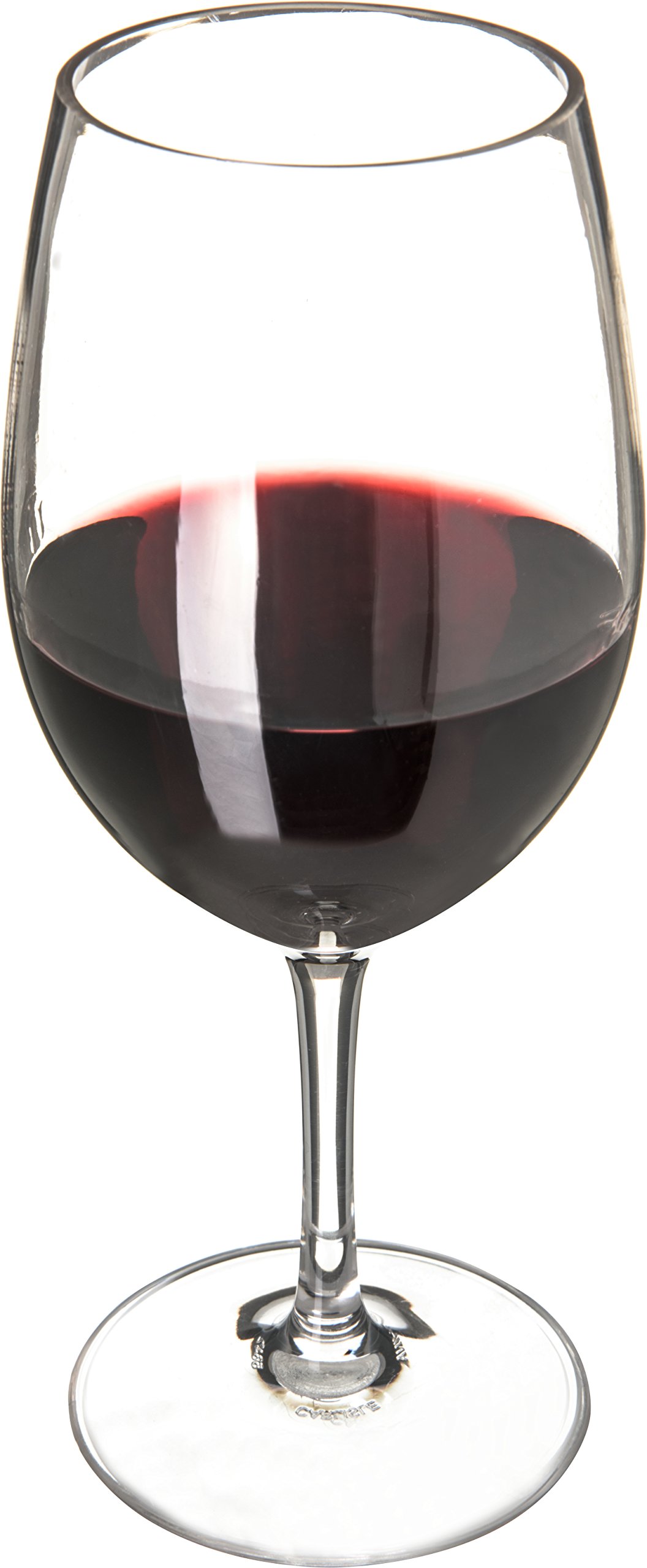 Carlisle FoodService Products Alibi 20 oz Clear Plastic Wine Glasses - Bulk Pack of 24 - Durable & Shatterproof for Restaurants, Catering, Bars, Events & Home Use