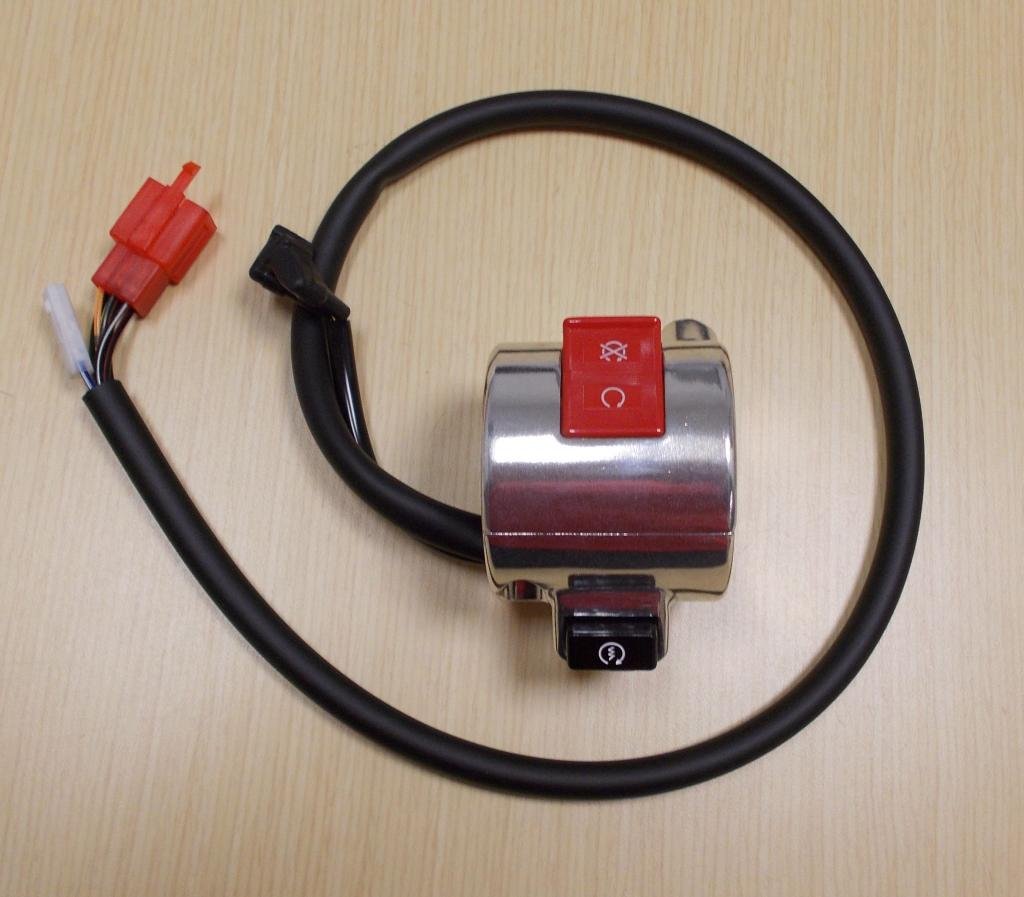 2004-2007 Honda VT750 VT750C Shadow Aero Electric Start Stop Kill Switch - Motorcycle Engine Ignition Control for Smooth Riding & Easy Maintenance