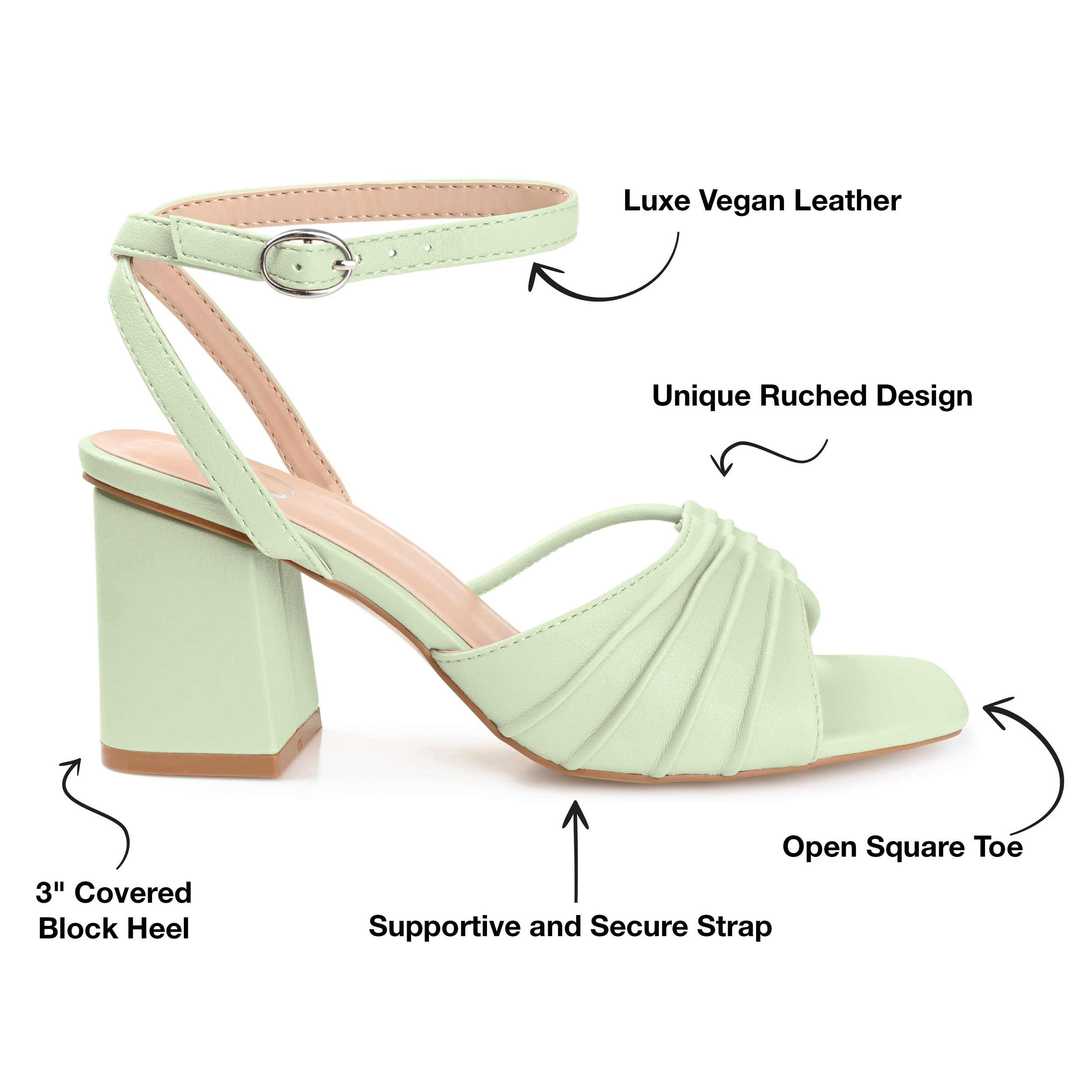 Journee Women's Shillo Comfortable Dress Sandals - Elegant & Stylish for Weddings, Parties & Summer Outfits