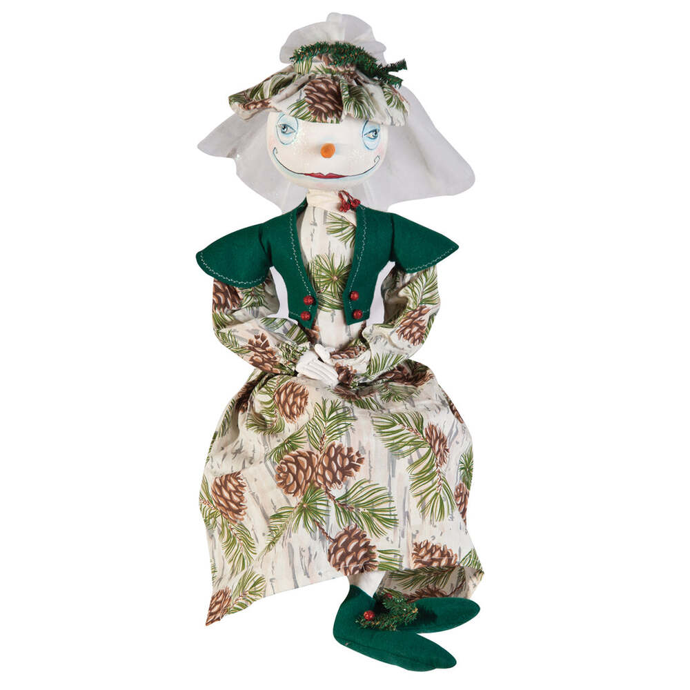 Blanche Snow Bride Gathered Traditions Art Doll by Joe Spencer - Vintage Style Collectible Wedding Doll for Home Decor & Gift Giving