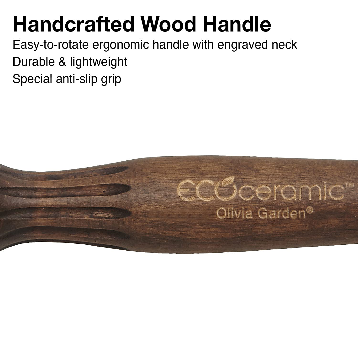 8.5-Inch Firm Eco-Friendly Ceramic Brush for Hair Styling & Detangling – Perfect for Salons, Home Use & Travel