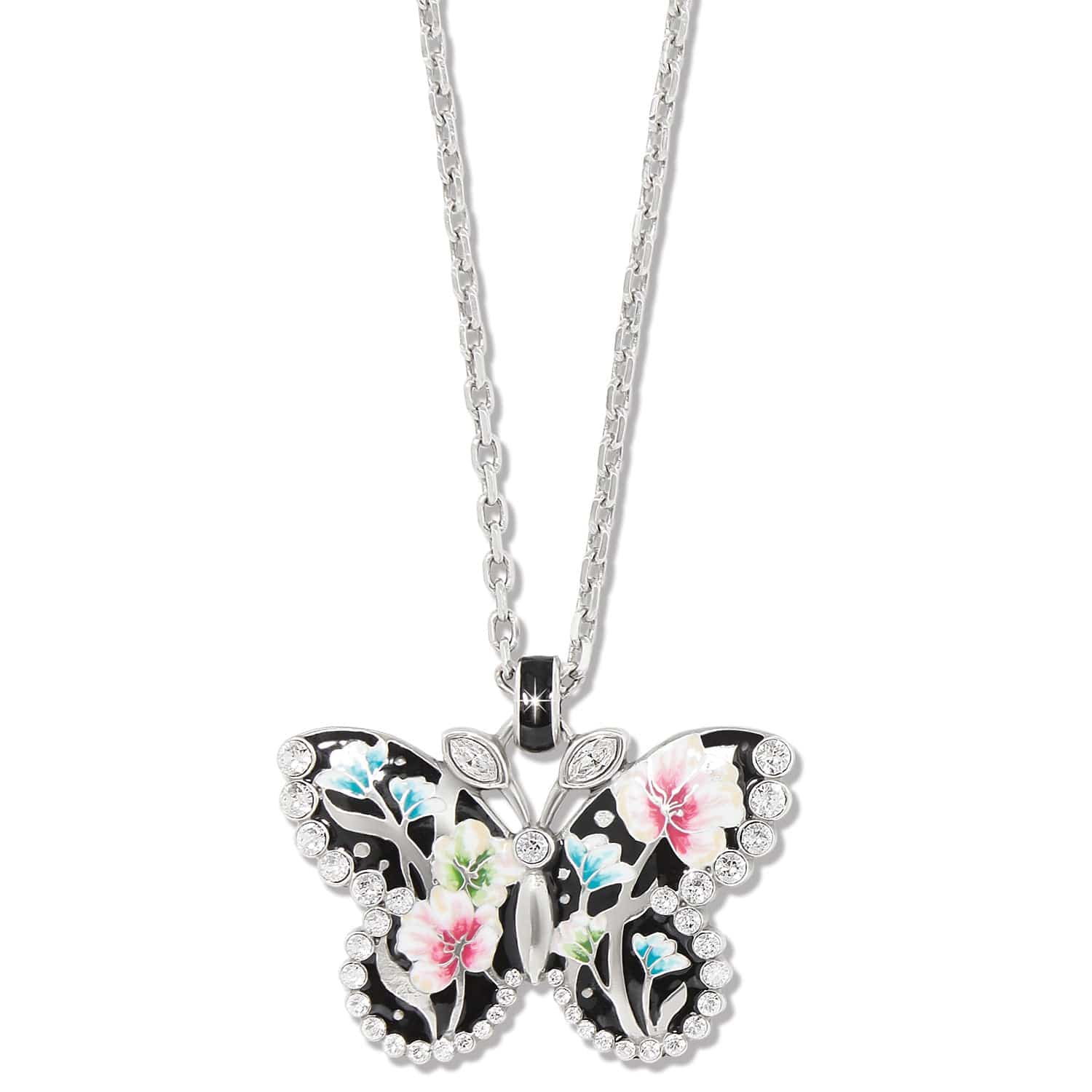 Botanique Butterfly Necklace - Elegant Floral Jewelry for Women, Sterling Silver Pendant with Cubic Zirconia, Perfect Gift for Birthday, Anniversary & Valentine's Day | Ideal for Weddings, Parties & Everyday Wear