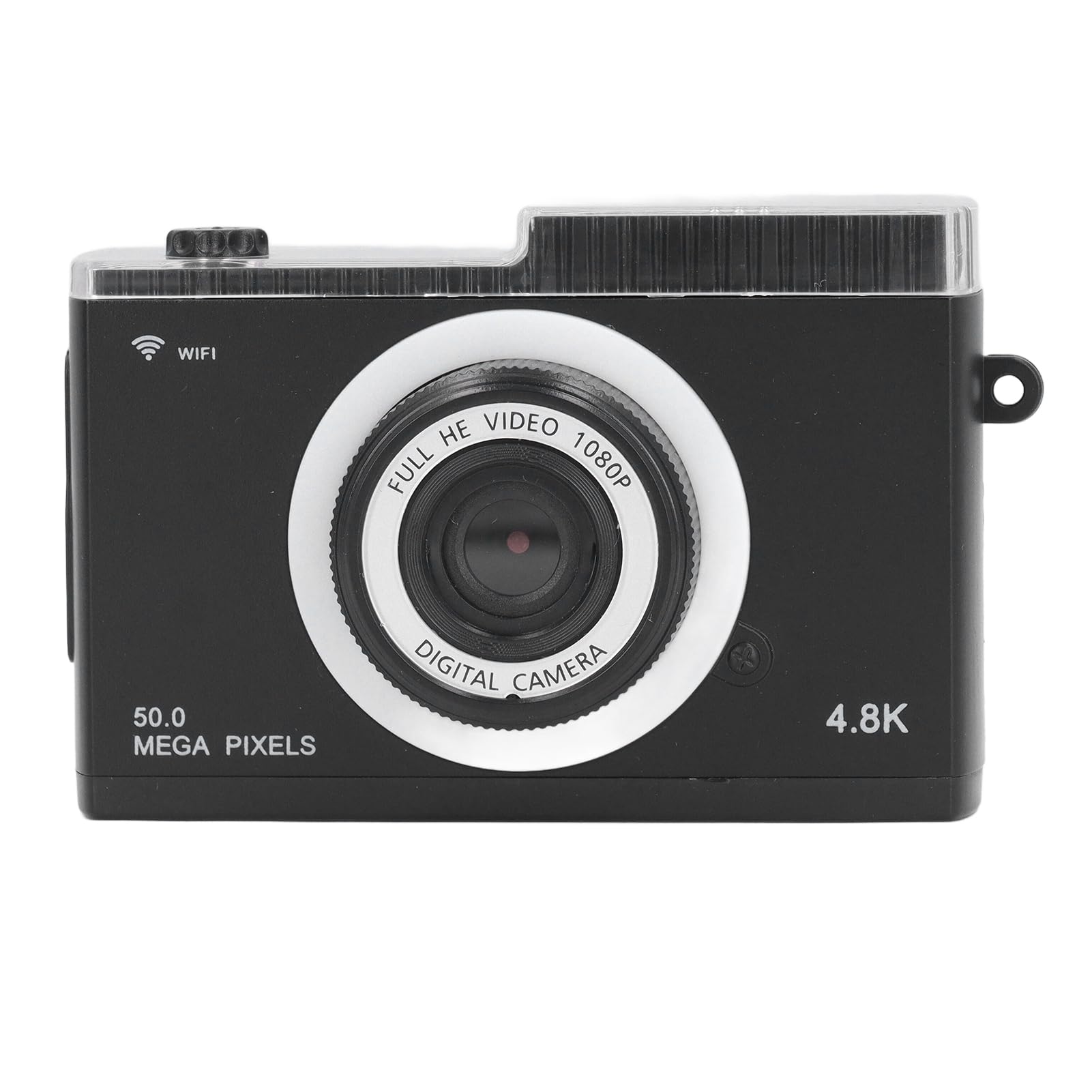48MP Digital Camera with 8X Zoom & Anti-Shake - Dual Front/Rear Cameras, Beauty Filter, 2.4