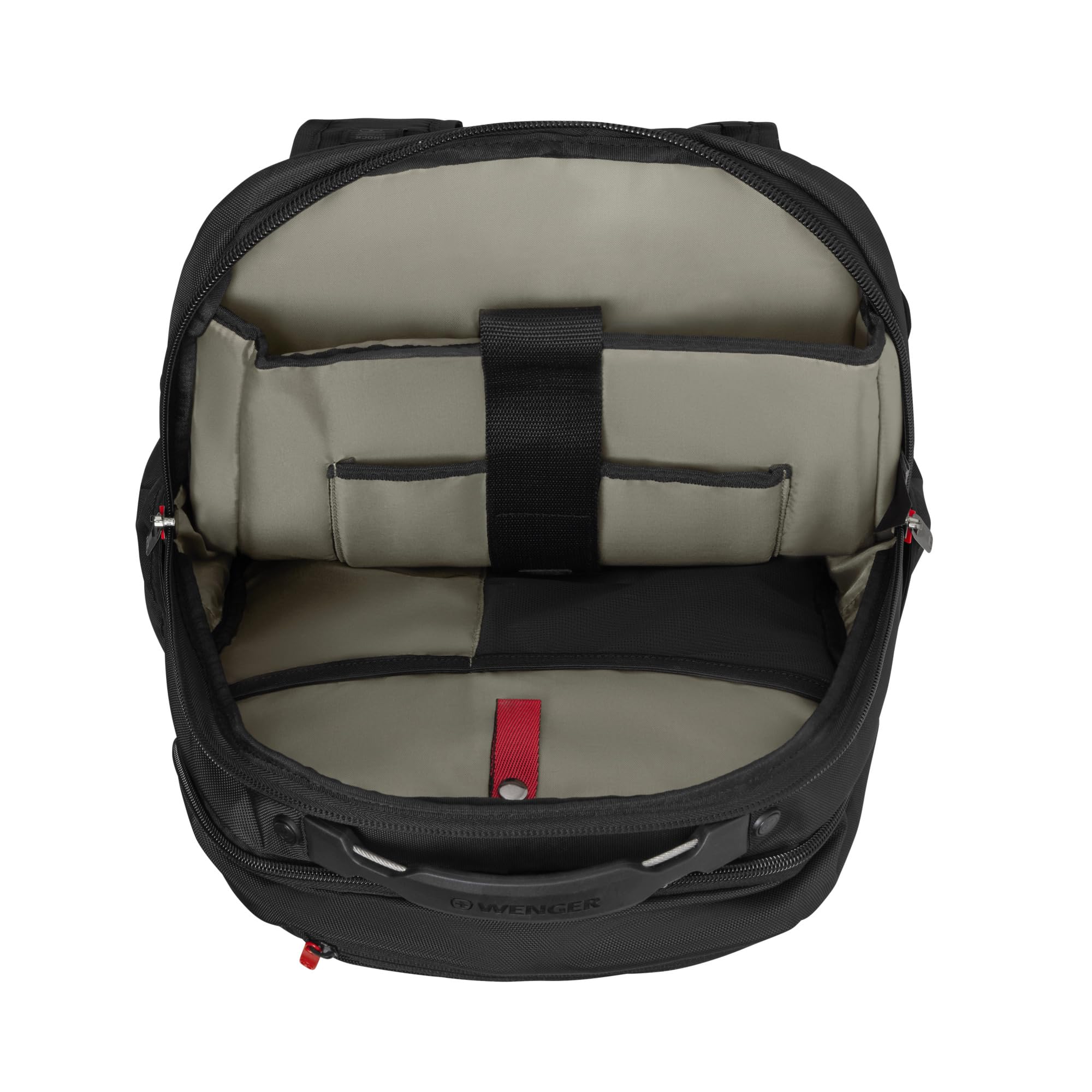 Wenger 17 Inch Cosmic Laptop Backpack for Business & Travel - Durable & Stylish Black Computer Bag for Work, School & Commuting