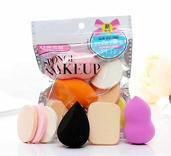 ENIVO Round Soft Makeup Sponge - 6 Pack Beauty Blender for Liquid & Powder Foundation, Concealer, Blush | Wet & Dry Use | Perfect for Flawless Face Makeup Application