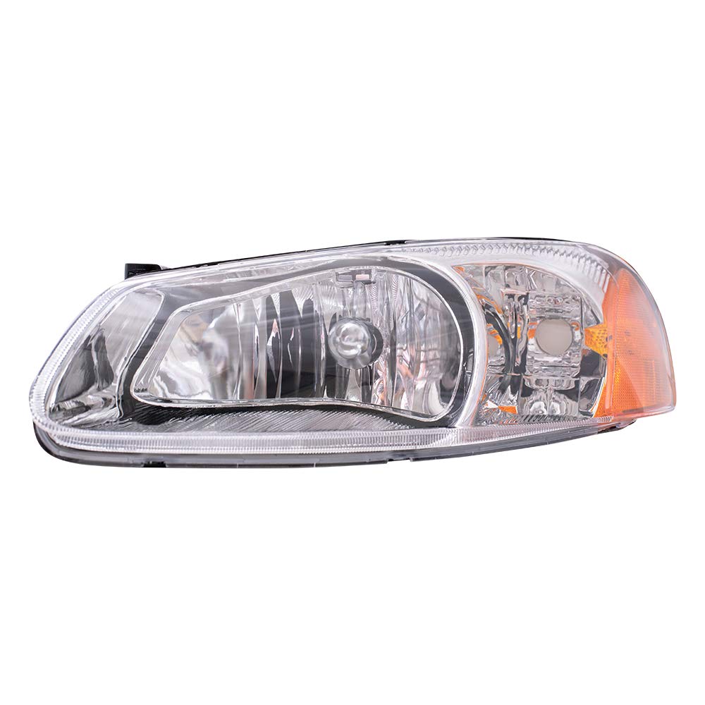Brock Replacement Driver Side Headlight Assembly Compatible with Dodge Sebring & Chrysler Stratus 4805821AA - Perfect for Night Driving & Enhanced Visibility