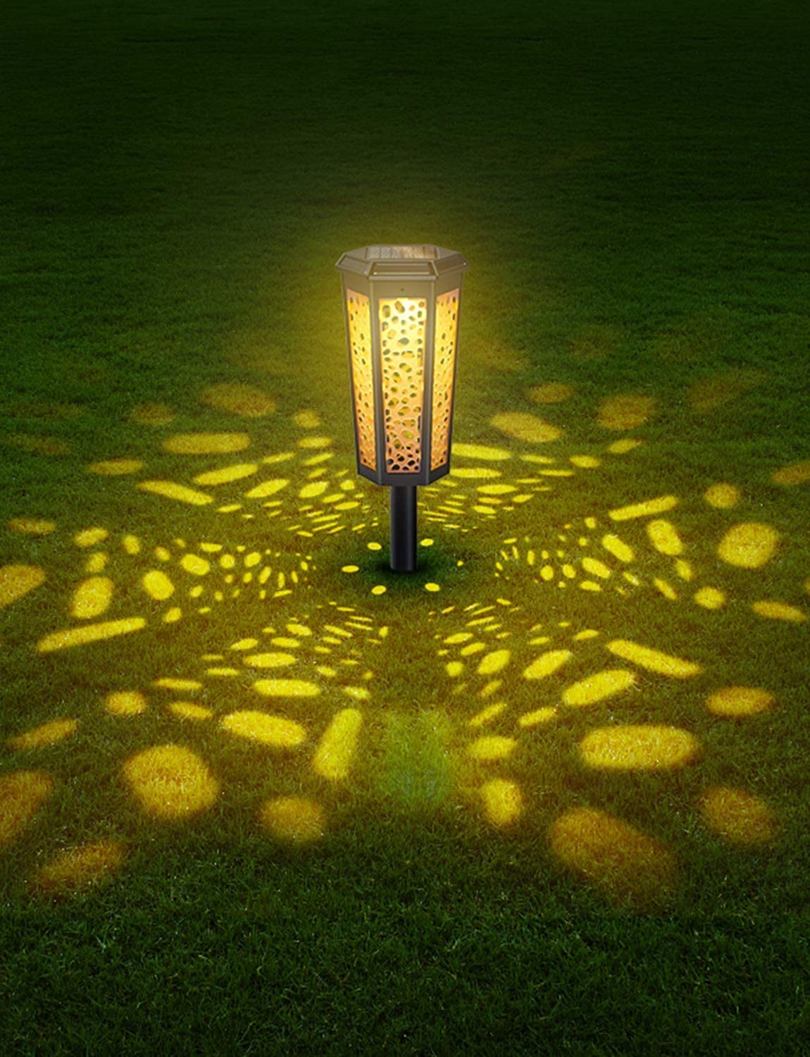 Solar Pathway Lights Outdoor Waterproof IP65 - 10 Pack LED Garden Lights Auto On/Off with 2 Brightness Modes for Walkway, Driveway, Patio, Yard, Lawn & Pool Area - Perfect for Landscape Lighting & Nighttime Safety