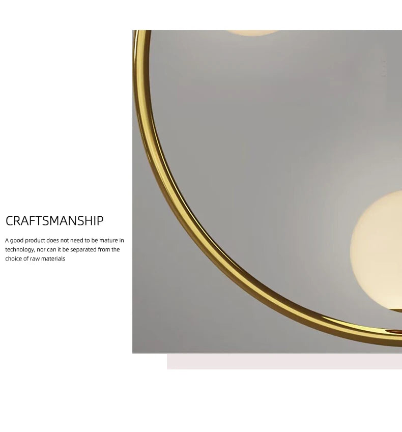 Modern Minimalist Ring Pendant Light Fixture - Sleek Ceiling Chandelier for Staircase, Hallway, Foyer & Dining Room | Dimmable LED Lighting for Contemporary Home Decor