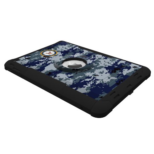 Military Edition - Kraken A.M.S. Rugged Case for Apple iPad Air (5th/4th Gen) - US Navy Camo - Shockproof & Waterproof Protection for Outdoor, Travel & Work
