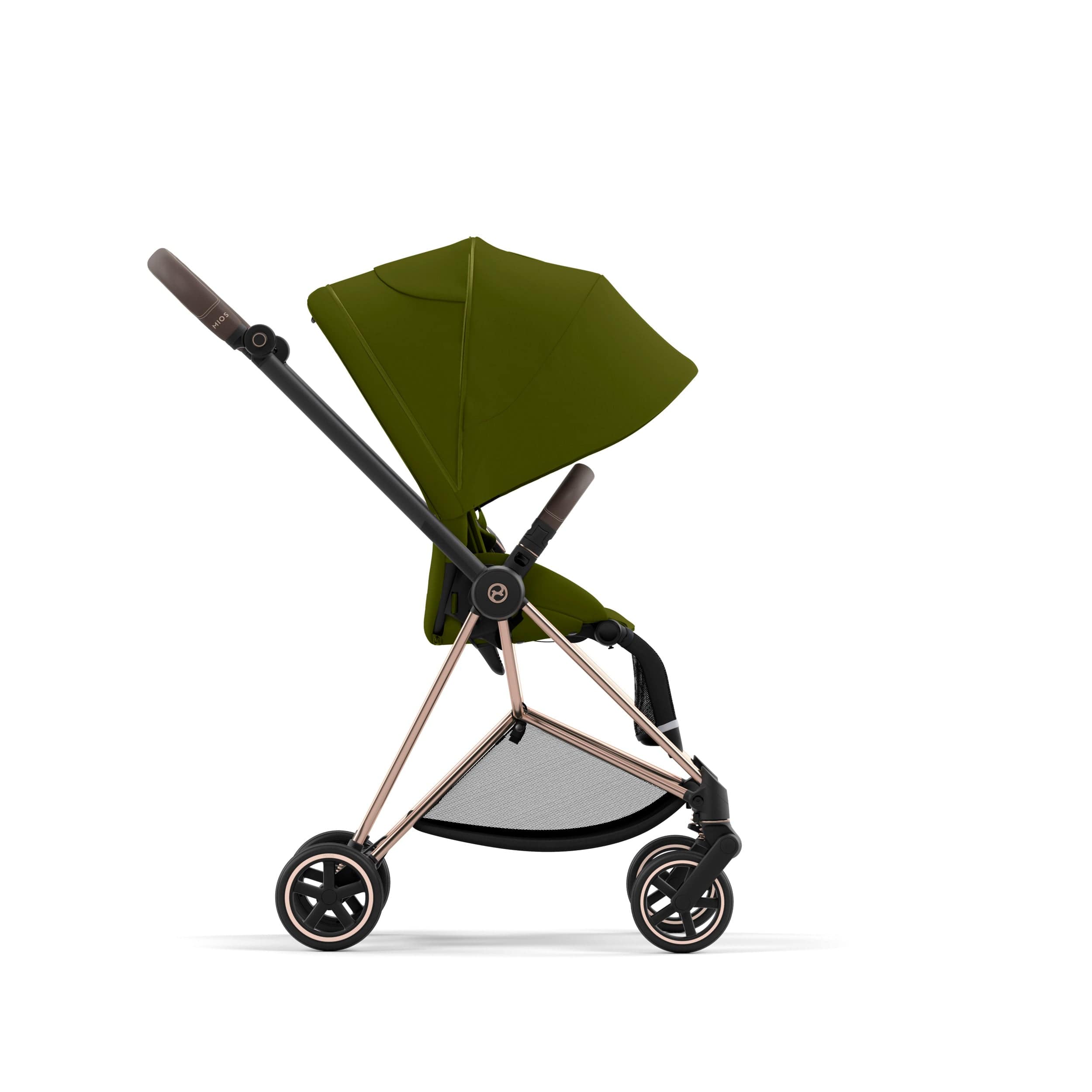 Cybex Mios 3 Complete Stroller - Rose Gold & Brown Luxury Baby Stroller with Reversible Seat | Perfect for Urban Travel, Shopping & Family Outings