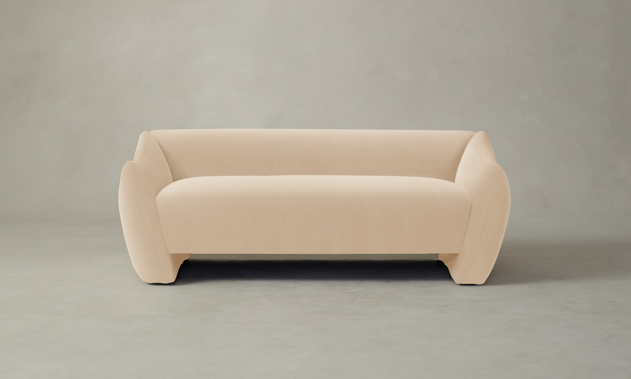 The Bond Settee - Premium Performance Velvet Sofa for Living Room | Ultra-Soft Butter Velvet Upholstery | Modern Comfortable Lounge Seating for Home & Office