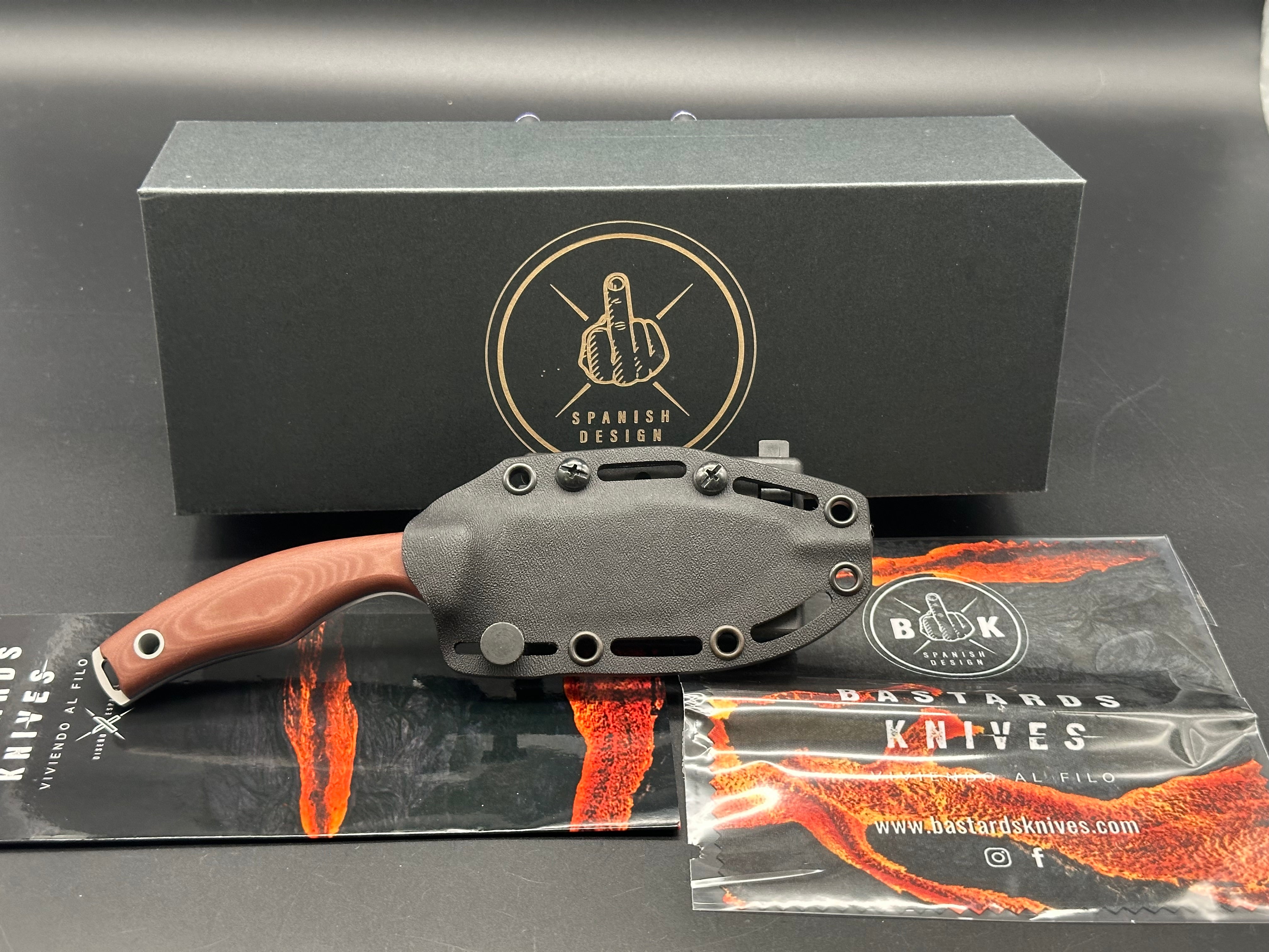 Bastard Blades Orión - Premium Handcrafted Knives for Outdoor Adventures, Camping & Survival | Durable Hunting & Tactical Knife Collection