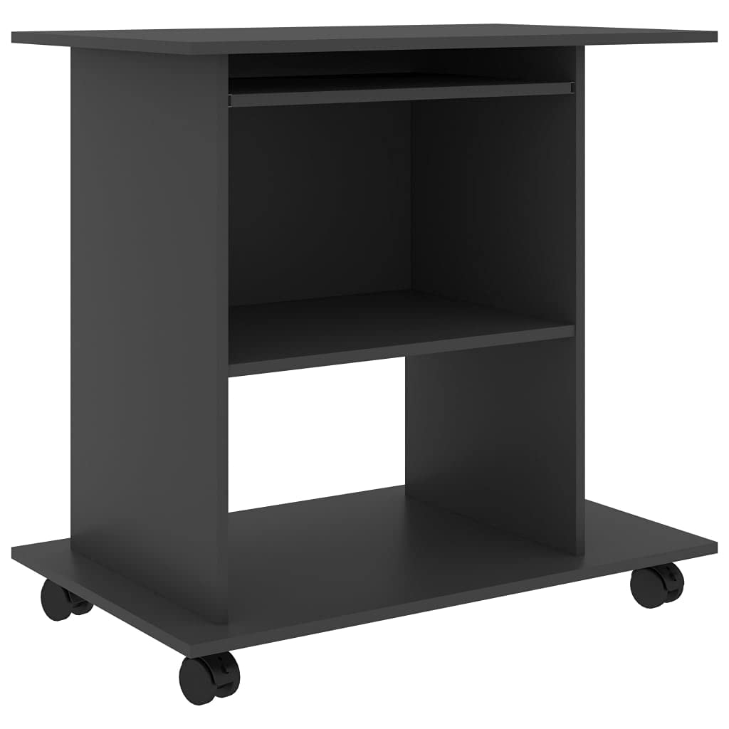 Adjustable Rolling Laptop Desk for Students - 31.5