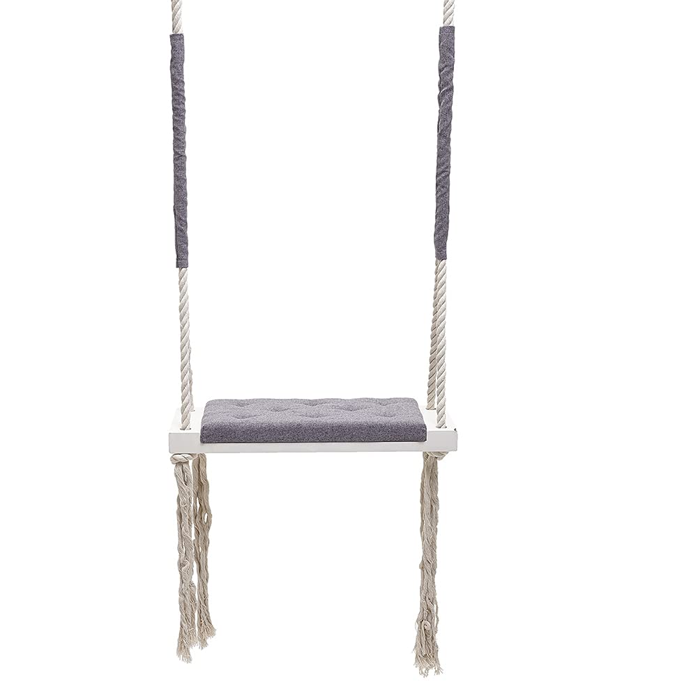Adjustable Kids Swing Chair - JTYX Wooden Garden Swing Seat for Indoor & Outdoor Play, Safe Hanging Rope Climbing Toy for Children | Perfect for Backyards, Playgrounds, and Nursery Rooms