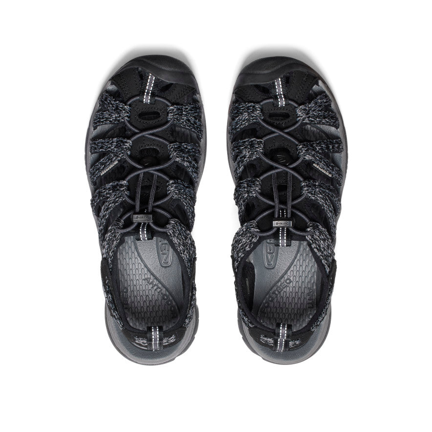 Women's Whisper Running Shoes - Lightweight & Breathable for Women | Black/Steel Grey | Perfect for Jogging, Gym Workouts & Daily Walking