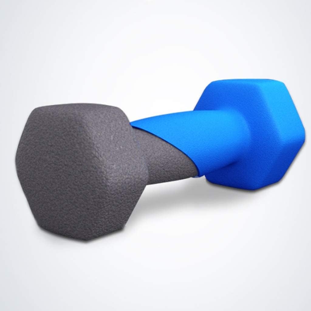 Hexagonal Dumbbell Set - 10-50lbs Rubber Coated Weight Lifting Dumbbells for Home Gym, Strength Training & Bodybuilding - Perfect for CrossFit, HIIT & Full-Body Workouts (Red)