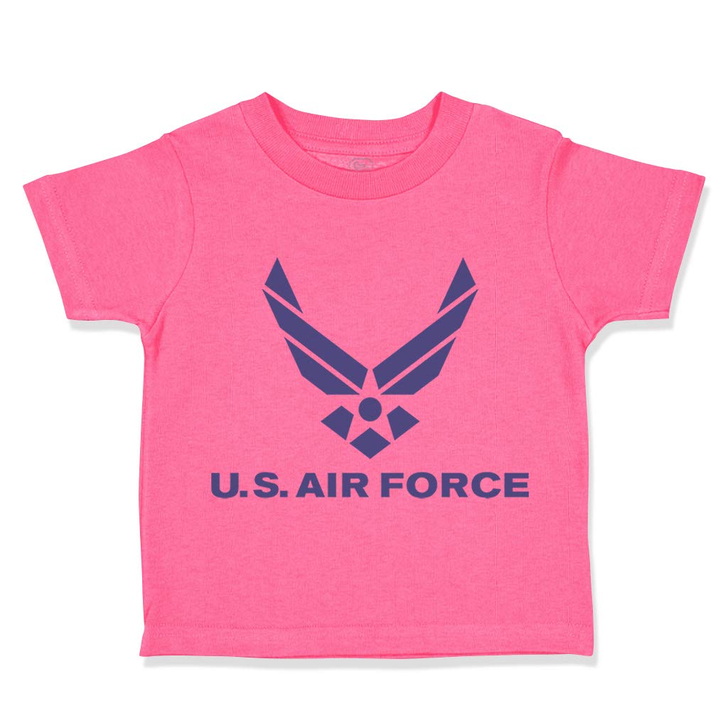 U.S. Air Force Toddler T-Shirt - 100% Cotton Cute Boys & Girls Military Apparel - Perfect for Patriotic Events, Family Photos & Everyday Wear