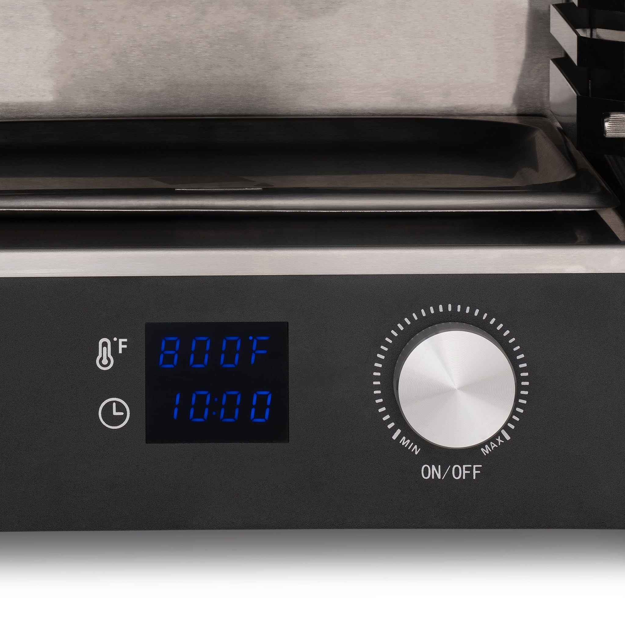 Luma Electric Steak Grill - Smokeless Indoor Countertop Infrared Grill with Griddle, Heats to 1450°F for BBQ, Grilling, Toasting & Broiling - Perfect for Chicken, Beef, Pork & Vegetables - Ideal for Kitchen, Camping & Small Space Cooking