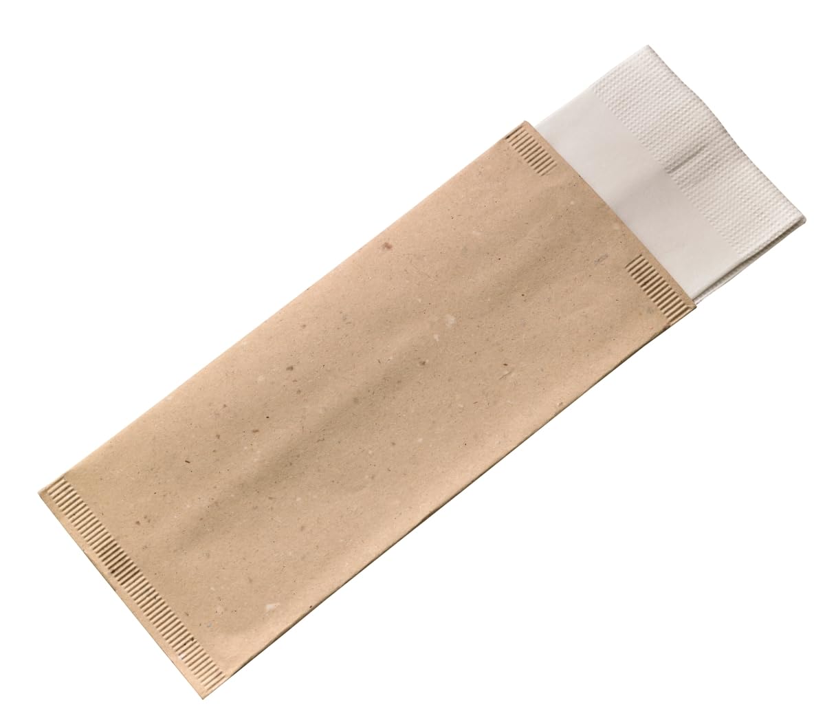 Premium Disposable Cutlery Pouches - 500 Pack of 4.3x10 inch Cream 2-Ply Paper Bags with White Napkins | Silverware Holder for Parties, Weddings, Catering & Picnics | Eco-Friendly Utensil Pouch for Easy Dining Setup