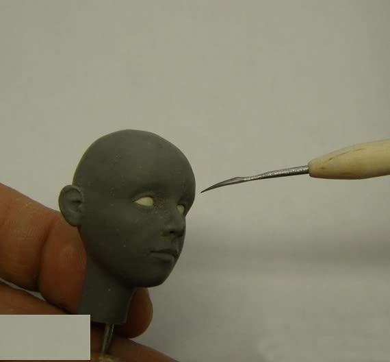 AMCreatures M00073-FS Miniature Clay Sculpting Tool - Pointed Claw Micro Tool for Polymer Clay, Modeling & DIY Crafts | Perfect for Miniature Art, Jewelry Making & Model Detailing