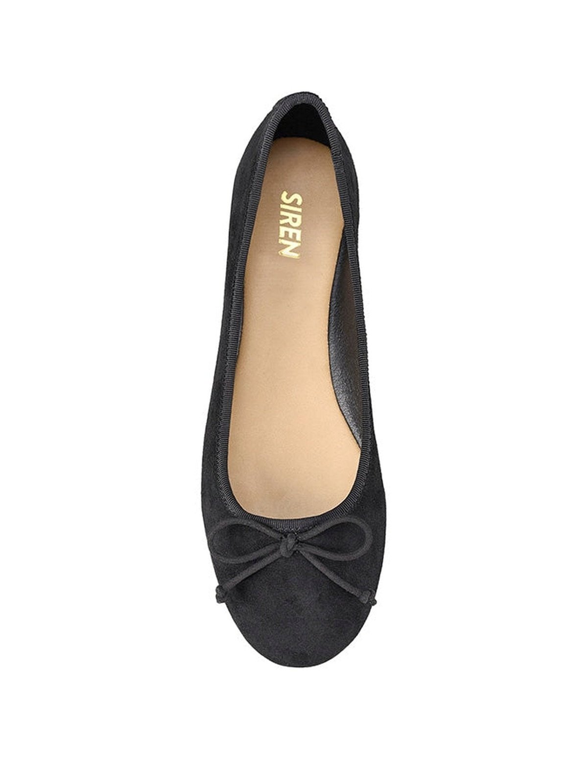Women's Black Suede Ballet Flats - Comfortable & Stylish Shoes for Work, Casual Wear & Dance