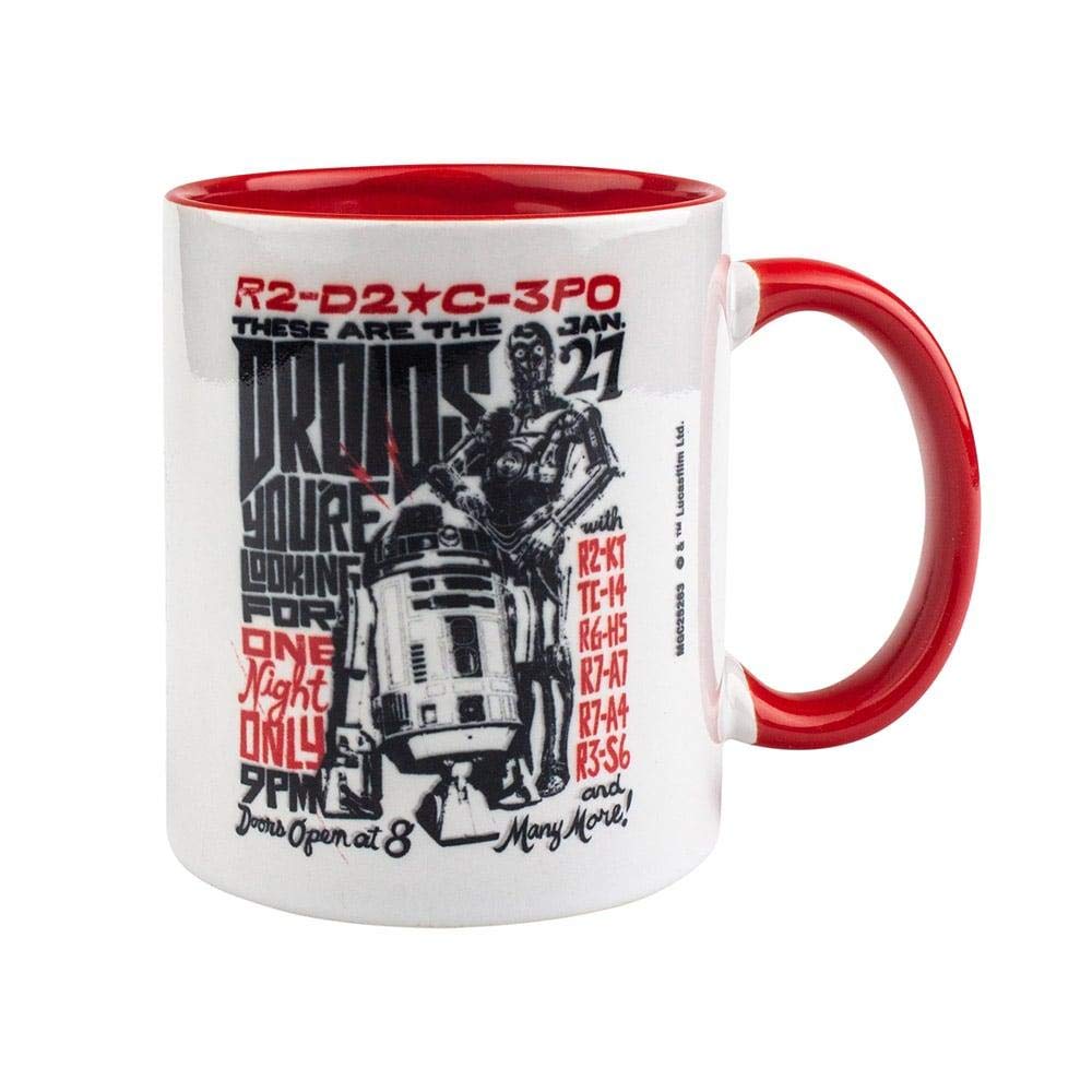 Star Wars MGC25263 Collectible Coffee Mugs - Multi-Color Ceramic Travel Mug Set for Hot & Cold Drinks - Perfect for Office, Home, or Gift Giving