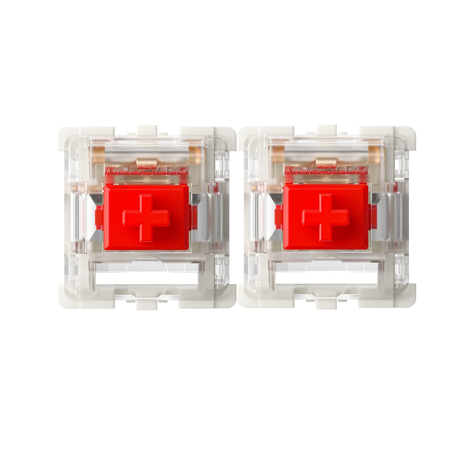 Gateron G Red Pro Switches - Pre-lubed 3pin RGB SMD Linear for Gaming Mechanical Keyboards (36pcs) - Perfect for Esports & Typing