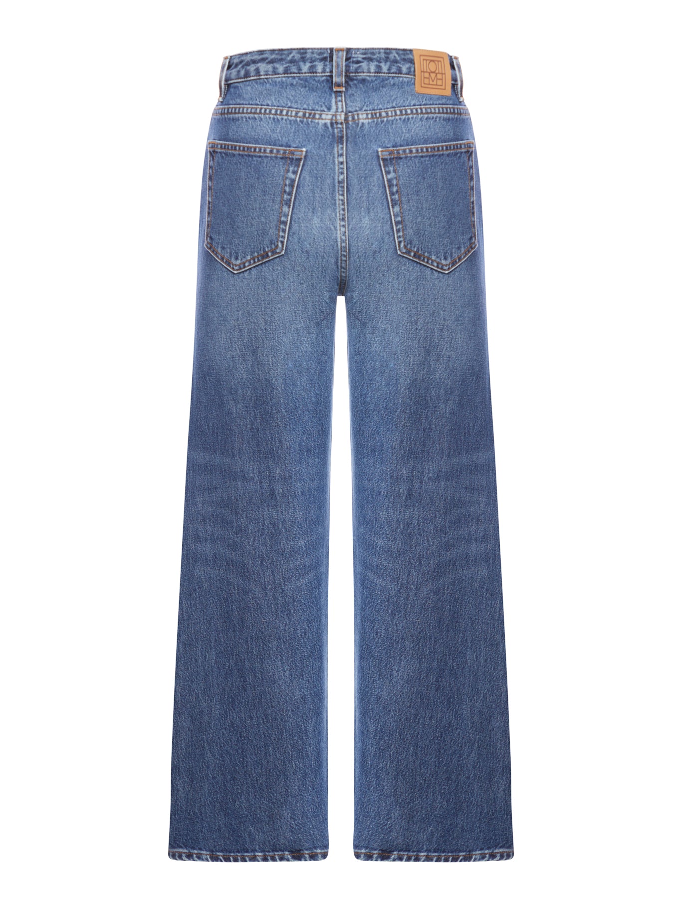 Toteme Flared Denim Jeans in Washed Blue - Stylish High Waist Bootcut Jeans for Women | Perfect for Casual Outfits, Office Wear & Night Out