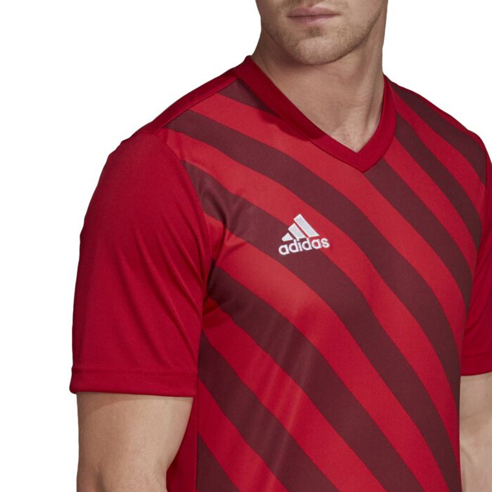 Adidas Youth Entrada 22 Graphic Jersey - Red/Red Soccer Shirt for Boys & Girls - Perfect for Training, Matches & Team Sports