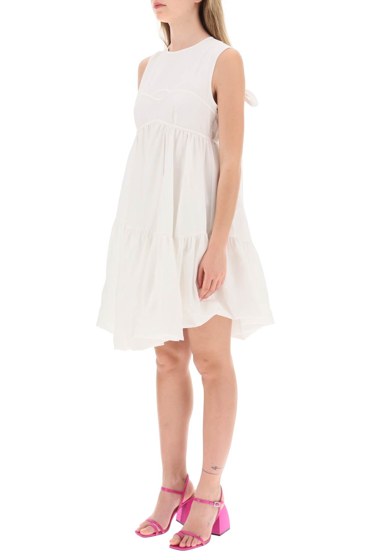 Cecilie Bahnsen 'Divya' Mini Dress - Elegant Floral Lace Party & Wedding Guest Dress for Women