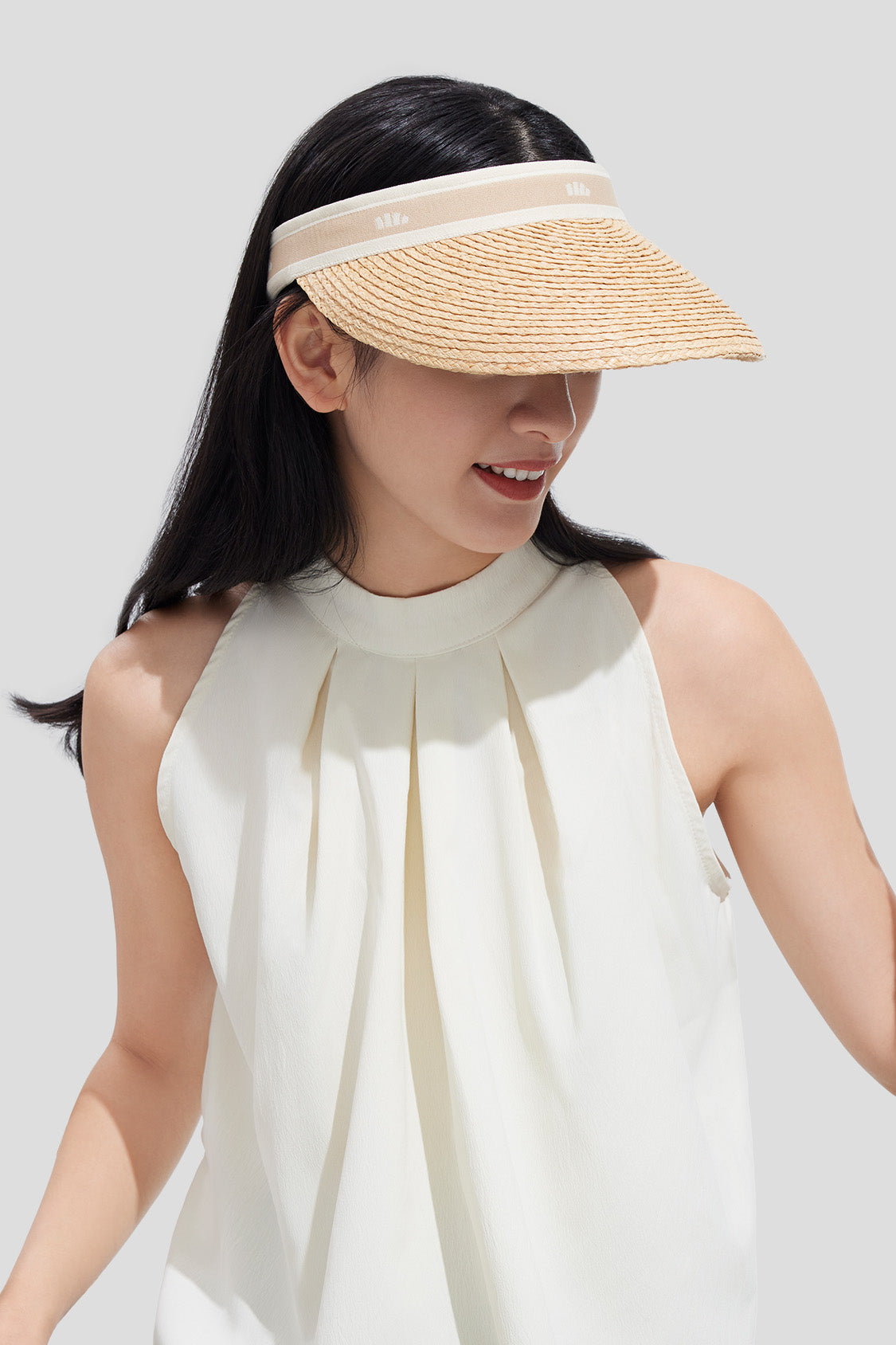 UPF50+ Women's Sun Protection Raffia Hat - Wide Brim Summer Beach Hat for Outdoor Activities, Travel & Gardening