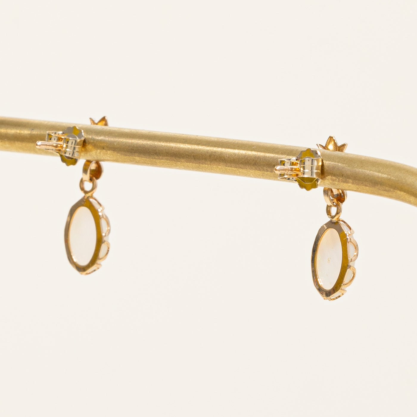 1.10ctw Opal Earrings for Women - Elegant Australian Opal Jewelry for Everyday Wear & Special Occasions