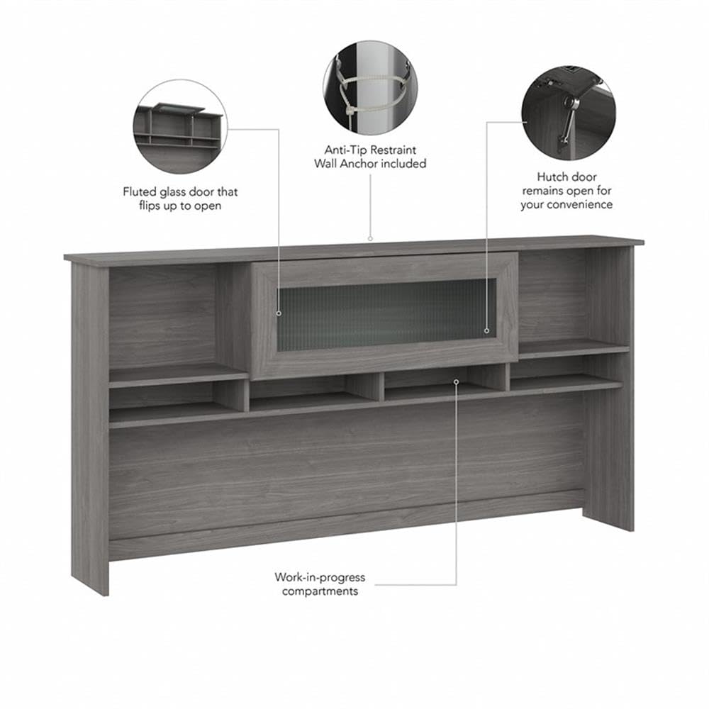Bush Furniture Cabot Desk Hutch 72