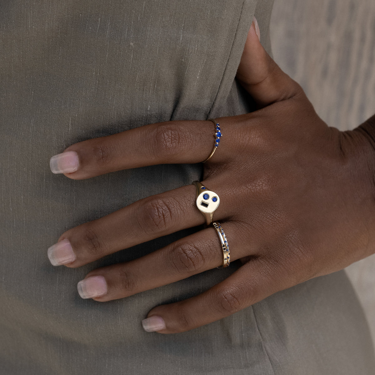 Elegant Sapphire Oceana Ring – Genuine Blue Sapphire & Sterling Silver Jewelry for Women – Perfect for Weddings, Anniversaries & Special Occasions