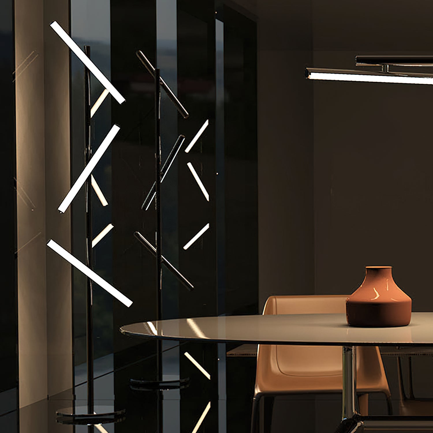 Modern Cross Turn Adjustable Floor Lamp for Living Room - Stylish Reading Light with Flexible Gooseneck, Perfect for Bedroom, Office & Study